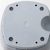 Горшок для цветов с прикорневым поливом Amsterdam, 2,5 л, d=17 см, h=16,5 см, цвет серый Горшок для цветов с прикорневым поливом Amsterdam, 2,5 л, d=17 см, h=16,5 см, цвет серый