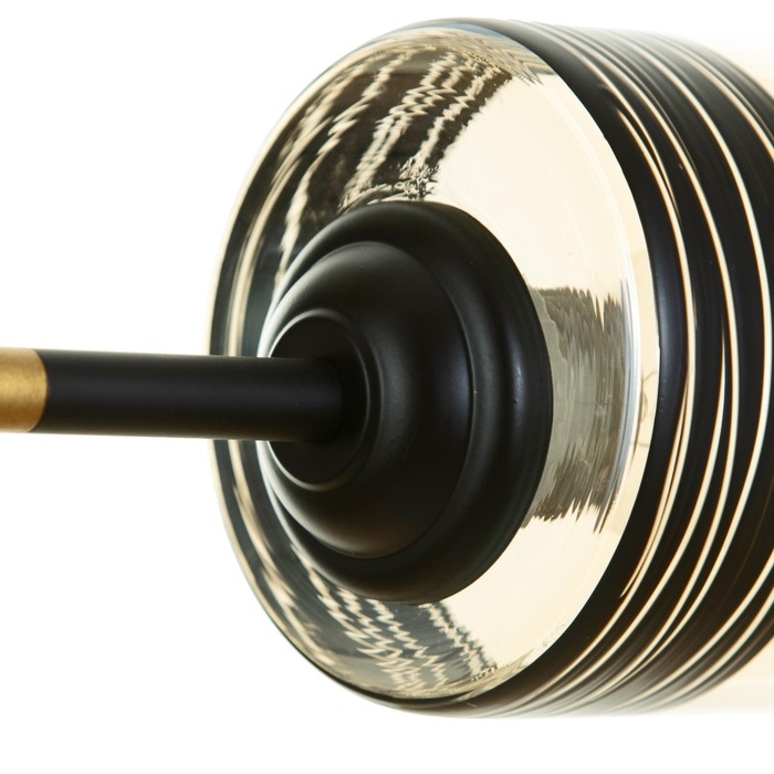 Люстра Люстра "Синна" 2хЕ27 40Вт черно-золотой 48х26х27 см BayerLux