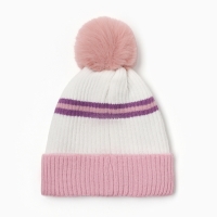 Шапка детская MINAKU, цв.розовый, р-р 48-50 Шапка детская MINAKU, цв.розовый, р-р 48-50