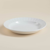 Набор фарфоровых тарелок SL Home &laquo;Винтаж фрэнч&raquo;, d=22,5 см, цвет белый