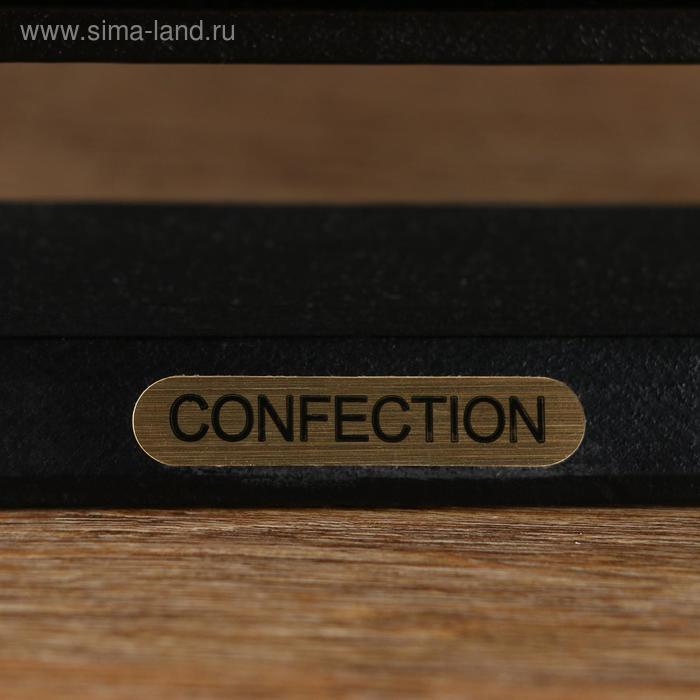 Корабль пиратский "Веселый Роджер" борт с желтой полосой, 40*8,5*36см