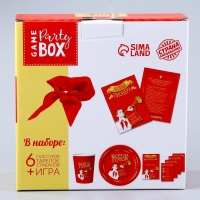 Набор бумажной посуды одноразовый Всегда готов!», 6 тарелок, 6 стаканов, игра Набор бумажной посуды одноразовый Всегда готов!», 6 тарелок, 6 стаканов, игра