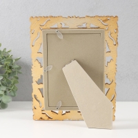 Фоторамка полистоун 10х15 см "Антея" красная с золотом 17,3х1,5х22,2 см