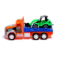 Грузовик инерционный &laquo;Перевозчик&raquo; с погрузчиком, цвета МИКС