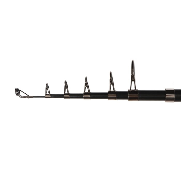 Удилище телекарп &laquo;Волжанка&raquo;, 7 секций, тест до 100 г, 3.6 м, цвет чёрный