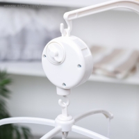 Мобиль музыкальный на кроватку &laquo;Мишки на кольце&raquo;, заводной, наклейка МИКС, Крошка Я