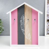 Крючки декоративные дерево "Пёрышко" 29х24х2,8см Крючки декоративные дерево "Пёрышко" 29х24х2,8см