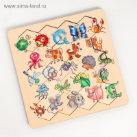 Пазл деревянный «Занимательные соты» Пазл деревянный «Занимательные соты»