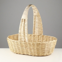 Корзина продуктовая, 52&times;31&times;14/45 см, ручное плетение, ива