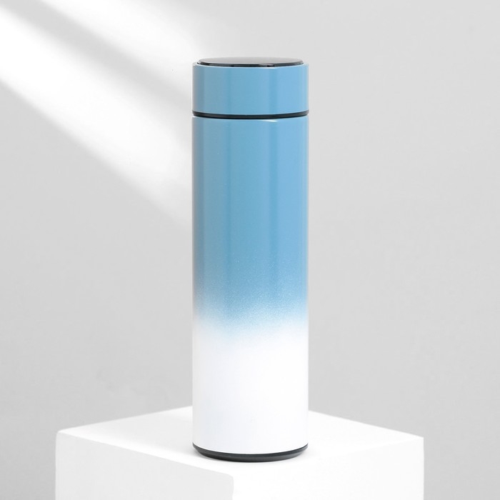 Термос с индикатором температуры Mode Forrest, 500 мл градиент синий, сохраняет тепло 8-10 ч Термос с индикатором температуры Mode Forrest, 500 мл градиент синий, сохраняет тепло 8-10 ч