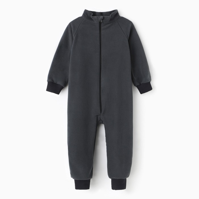Комбинезон детский, цвет тёмно-серый, рост 80-86 Комбинезон детский, цвет тёмно-серый, рост 80-86