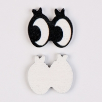 Глаза деревянные , набор 40 шт., размер 1 шт. — 1,6 × 1,5 см Глаза деревянные , набор 40 шт., размер 1 шт. — 1,6 × 1,5 см