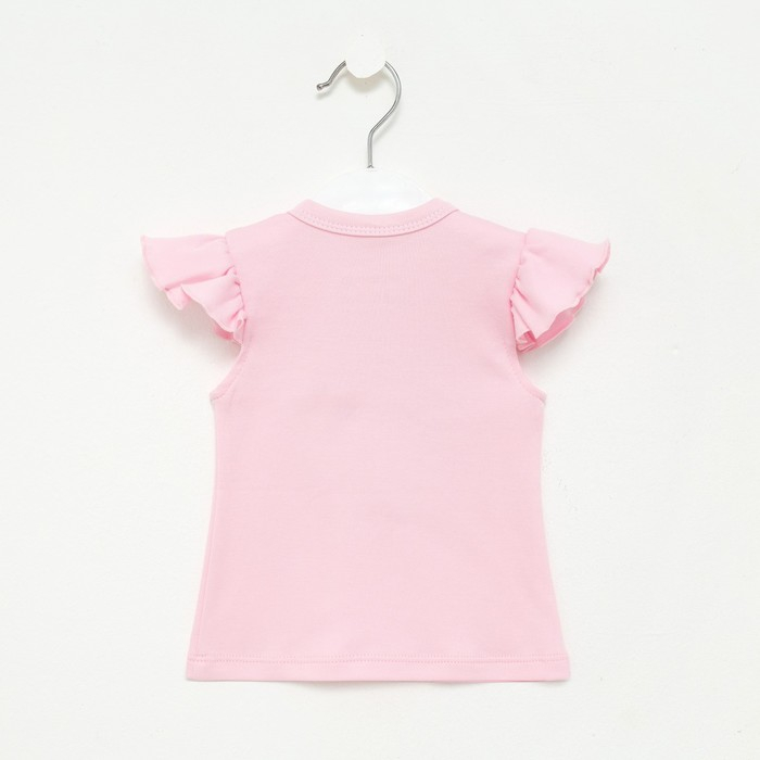 Футболка Крошка Я Lovely, розовый, р.28, рост 86-92 см