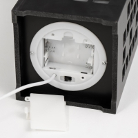 Ночник "Матрица" LED от батареек 3хААА USB черный 10х10х23см RISALUX Ночник "Матрица" LED от батареек 3хААА USB черный 10х10х23см RISALUX