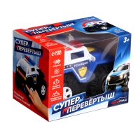 Джип-перевёртыш «Полиция», работает от батареек, цвет синий Джип-перевёртыш «Полиция», работает от батареек, цвет синий