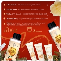 Новогодний подарочный набор косметики &laquo;Новый год зажигает огни&raquo; для душа и ванны, золотая серия