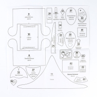 Набор для изготовления текстильной игрушки &laquo;Ворона-Уютница&raquo; высота &mdash; 17 см