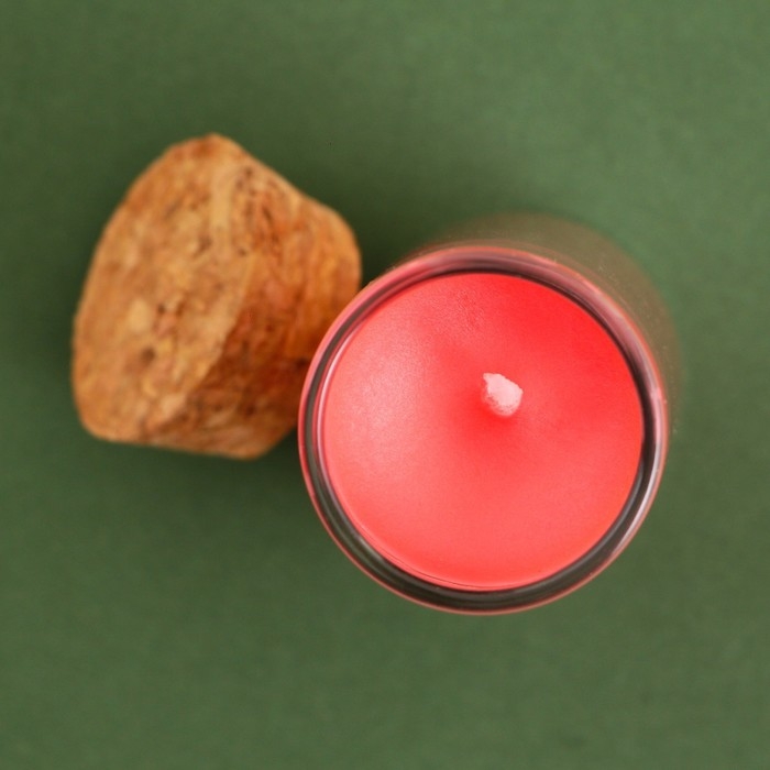 Новогодняя свеча в колбе &laquo;Дед Мороз&raquo;, аромат корица