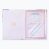 Свидетельство о заключении брака "В день нашей свадьбы" тиснение, 23,5 х 31,3 см. Свидетельство о заключении брака "В день нашей свадьбы" тиснение, 23,5 х 31,3 см.