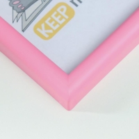 Фоторамка пластик L-4 10х15 см, розовый Фоторамка пластик L-4 10х15 см, розовый