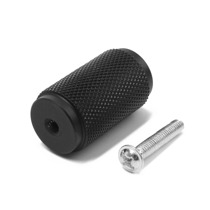 Ручка кнопка CAPPIO PK331, d=28 мм, цвет черный Ручка кнопка CAPPIO PK331, d=28 мм, цвет черный