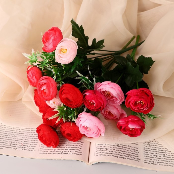 Букет Букет "Камелия" 4х26 см, микс