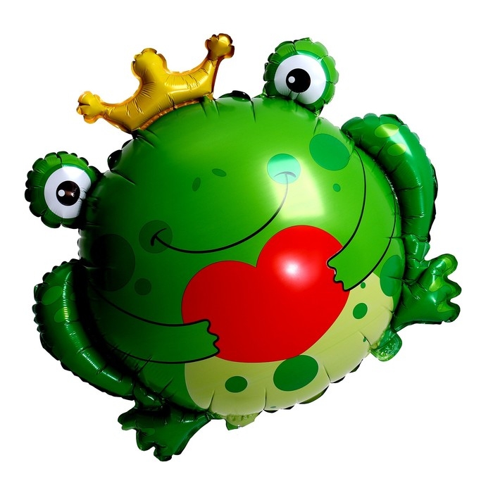 Шар фольгированный 28" &laquo;Влюблённая лягушка&raquo;