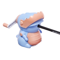 Точилка механическая с контейнером "Дракон" синий