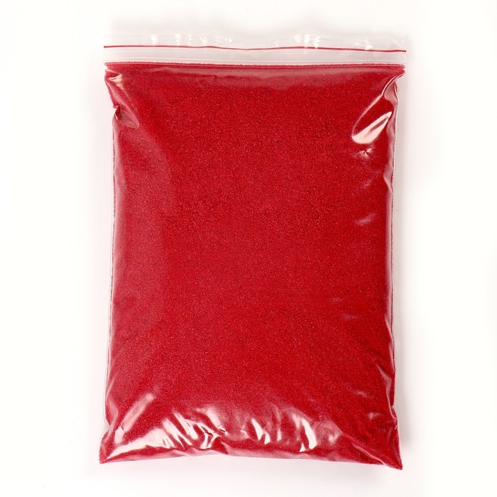 Песок для детского творчества Color sand, красный 1 кг