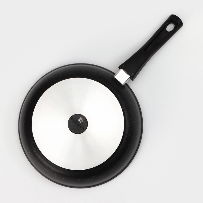 Сковорода, d=26 см, съёмная ручка, антипригарное покрытие, цвет тёмный мрамор Сковорода, d=26 см, съёмная ручка, антипригарное покрытие, цвет тёмный мрамор