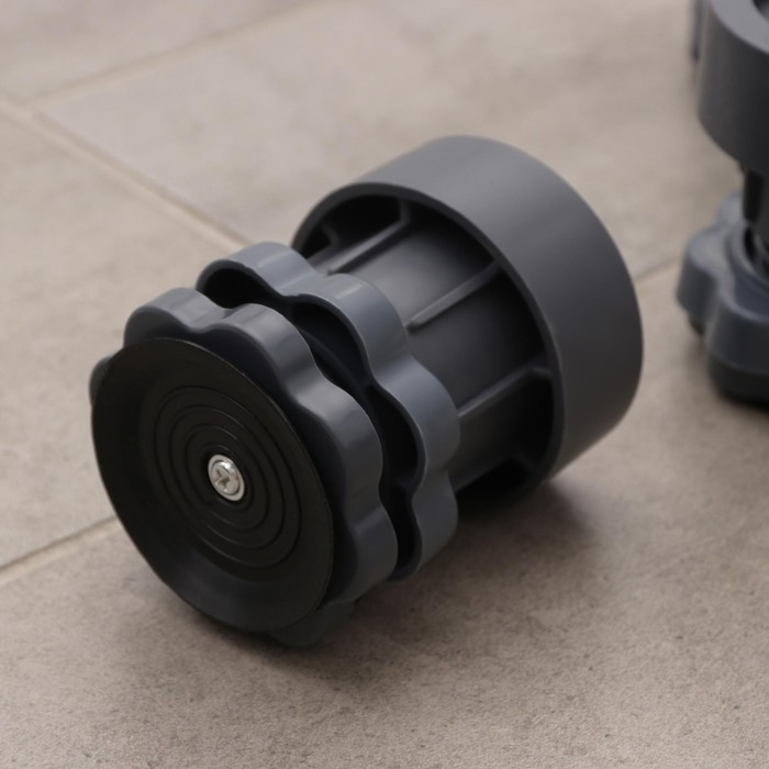 Набор подставок антивибрационных, для стиральной машины, раздвижные, 4 шт, 6,5&times;8-10 см, d=4,7 см