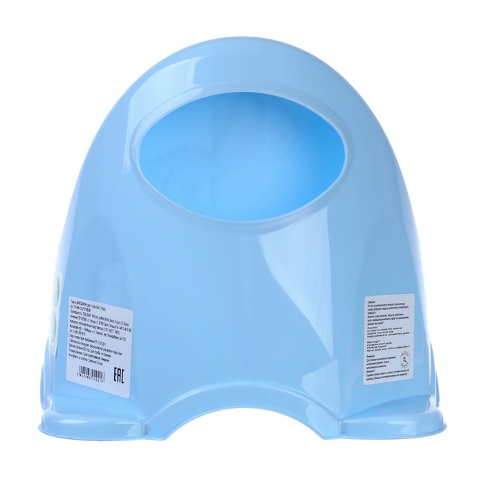 Горшок детский музыкальный &laquo;Динозаврик Дино&raquo;, цвет голубой