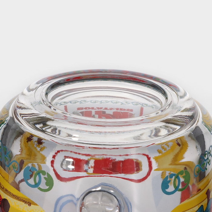 Набор детской стеклянной посуды &laquo;Три богатыря. Царевны&raquo;, 3 предмета: тарелка d=19,7 см, салатник d=13 см, кружка 300 мл