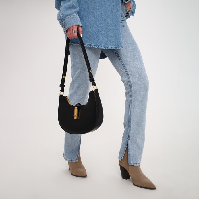 Сумка женская TEXTURA, маленький размер, цвет чёрный Сумка женская TEXTURA, маленький размер, цвет чёрный