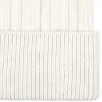 Шапка Knit Beat, белая (молочная) Шапка Knit Beat, белая (молочная)