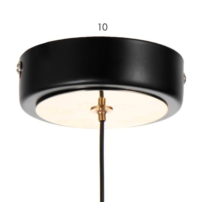 Светильник BayerLux "Самбер" 35Вт LED черный 37х6х41см