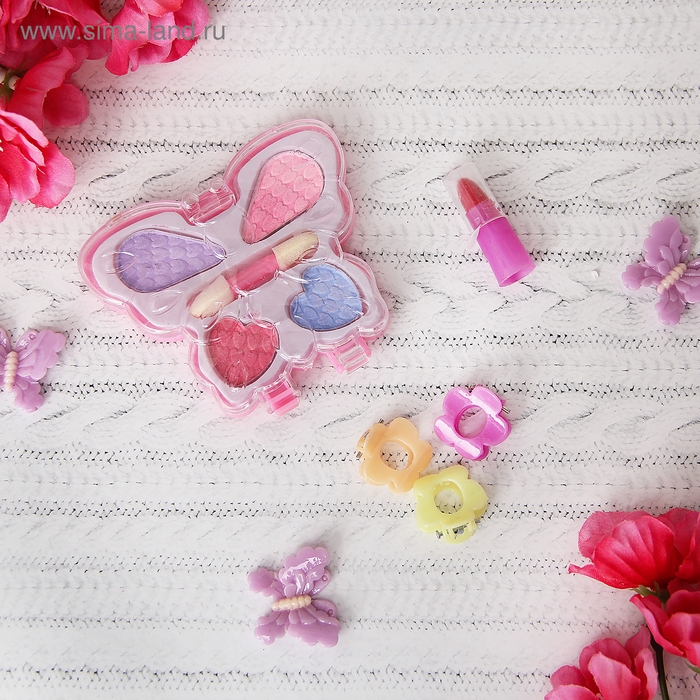 Набор косметики для девочки &laquo;Бабочка&raquo;, сумочка