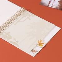 Фотоальбом на спирали 20 листов "Котики в окне" объёмный элемент + 4 вкладки 24х24 см