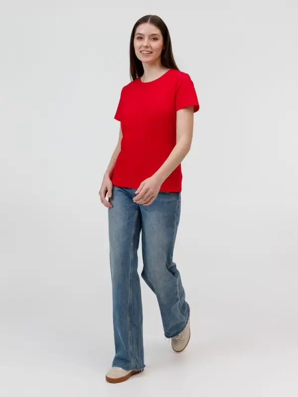 Футболка E150 женская оранжевая, размер XS