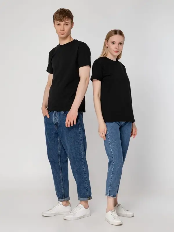 Футболка унисекс T-Bolka 160, черная, размер XS Футболка унисекс T-Bolka 160, черная, размер XS