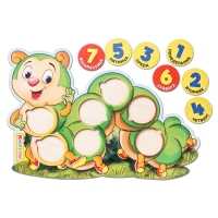 Рамки-вкладыши &laquo;Весёлая гусеница&raquo;