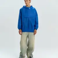 Дождевик-анорак Alatau, укороченный, синий, единый размер Дождевик-анорак Alatau, укороченный, синий, единый размер