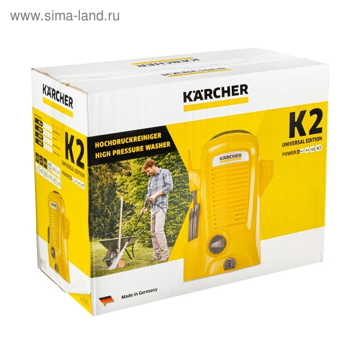 Мойка высокого давления Karcher K 2 Universal Edition, 110 бар, 1.673-000.0 (замена K2 Basic 1.673-159.0) Мойка высокого давления Karcher K 2 Universal Edition, 110 бар, 1.673-000.0 (замена K2 Basic 1.673-159.0)