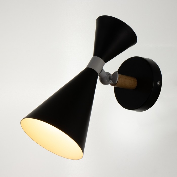 Бра Бра "Камертаб" Е27 40Вт черный 15х12х24 см