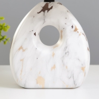 Настольная лампа "Аморет" E14 40Вт белый-золото 20х20х30 см RISALUX