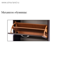 Обувница ЯПТ-3 Ямайка, 700x270x746, Венге/Дуб молочный Обувница ЯПТ-3 Ямайка, 700x270x746, Венге/Дуб молочный