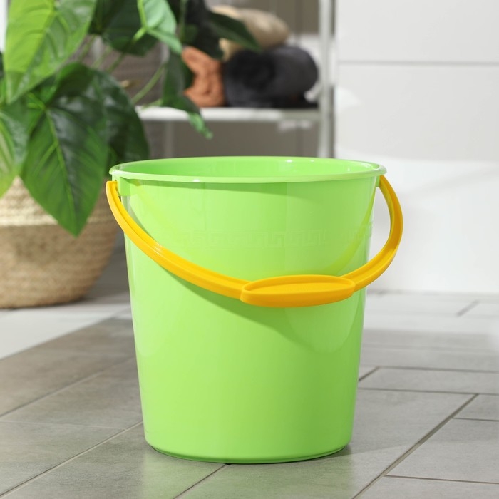 Ведро с мерной шкалой, 10 л, МИКС Ведро с мерной шкалой, 10 л, МИКС