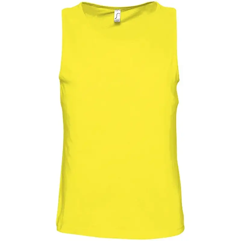 Майка мужская Justin 150 желтая (лимонная), размер S Майка мужская Justin 150 желтая (лимонная), размер S
