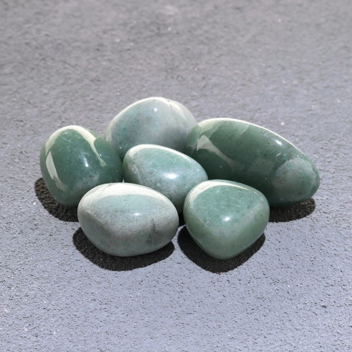 Набор для творчества Набор для творчества "Зелёный авантюрин", галтовка, фракция 2-3 см, 100 г