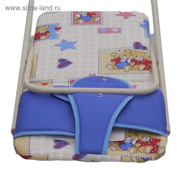 Качели детские напольные &laquo;Ветерок&raquo;, бежевые рисунок МИКС